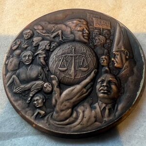 Bronze Peace Pax Paix Paz PAC Medal uncirculated